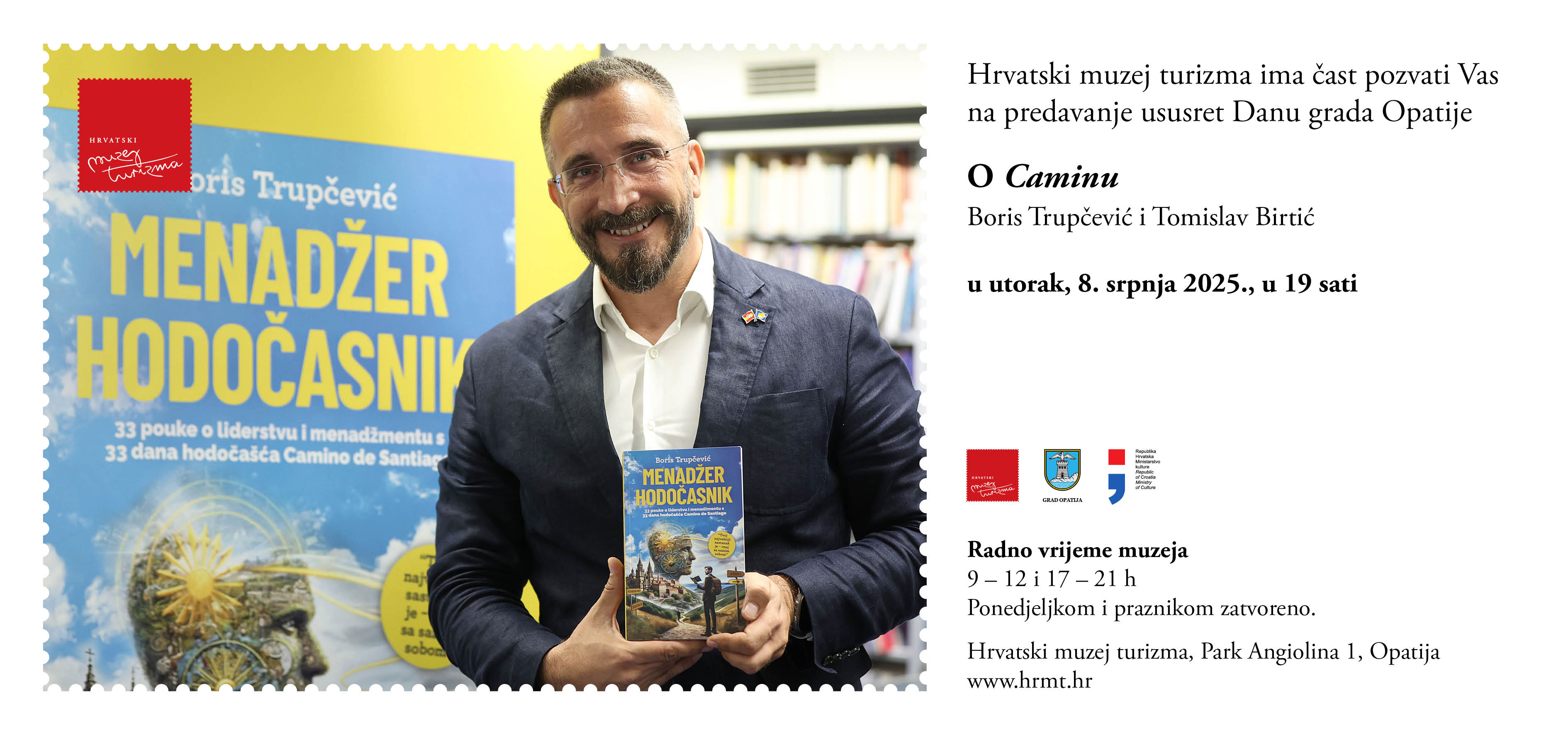 Boris Trupčević i Tomislav Birtić o Caminu, predavanje ususret Danu grada Opatije