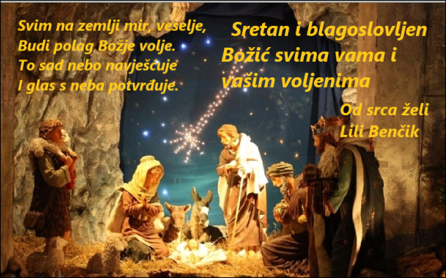 Blagoslovljen Božić dobri ljudi.