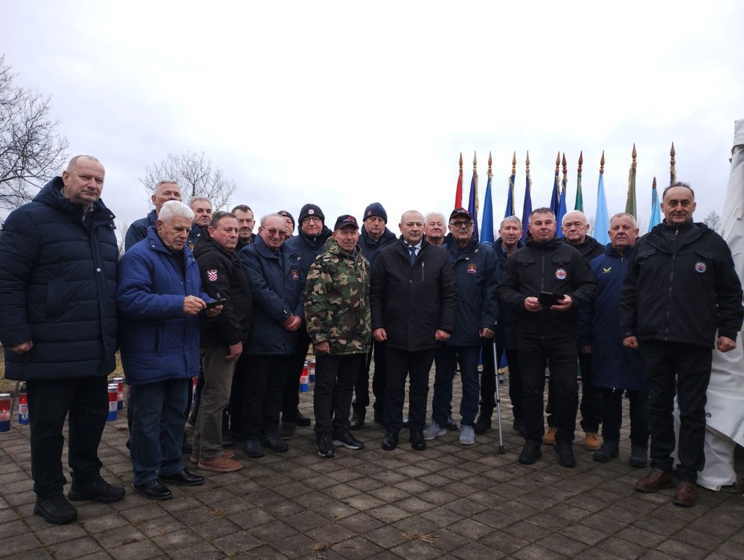 Predstavnici udruge branitelja odali su počast sudionicima   operacije Papuk '91