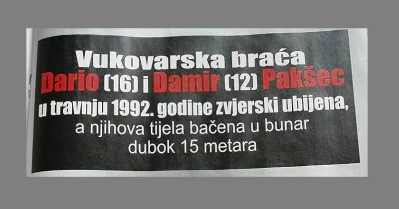 (FOTO) MILORADE, STANIMIROVIĆU I VUČIĆU- OVO SU STRAŠNA ZVJERSTVA KOJA NE ZABORAVLJAMO Ubijena djeca u Domovinskom ratu…Vukovarska braća…