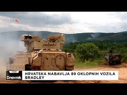 Vojna vozila Bradley krenula iz Rijeke u Slavonski Brod