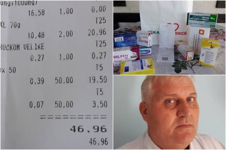 Muke umirovljenog branitelja: “Kupio sam lijekove za 47 eura, trebam još jedan po 35, a mirovina mi je 406 eura”