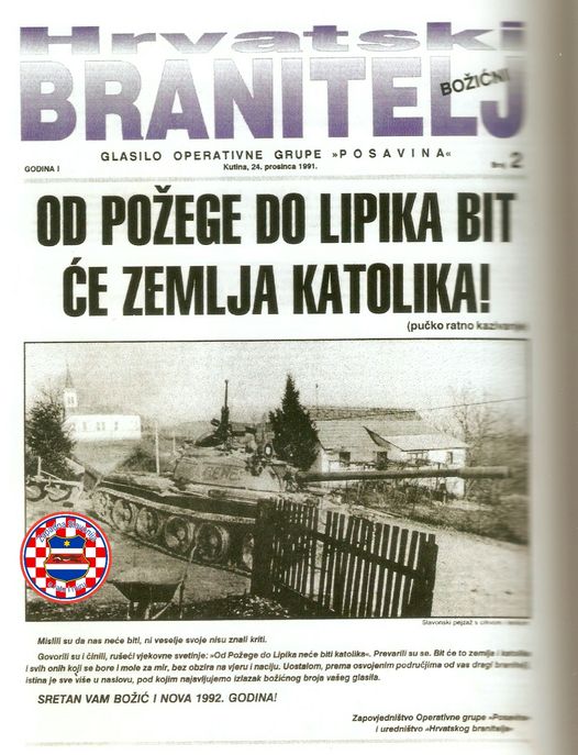 KUTAK ZA ČITATELJE: "Od Požege do Lipika bit će zemlja katolika"