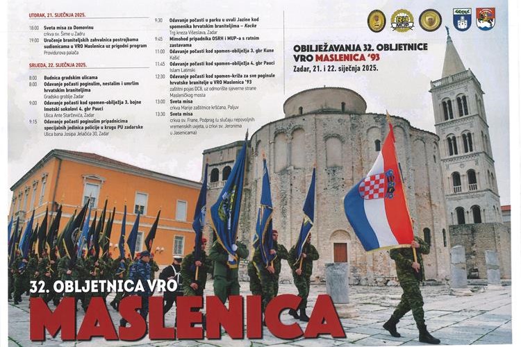 Obilježavanje 32. obljetnice VRO Maslenica