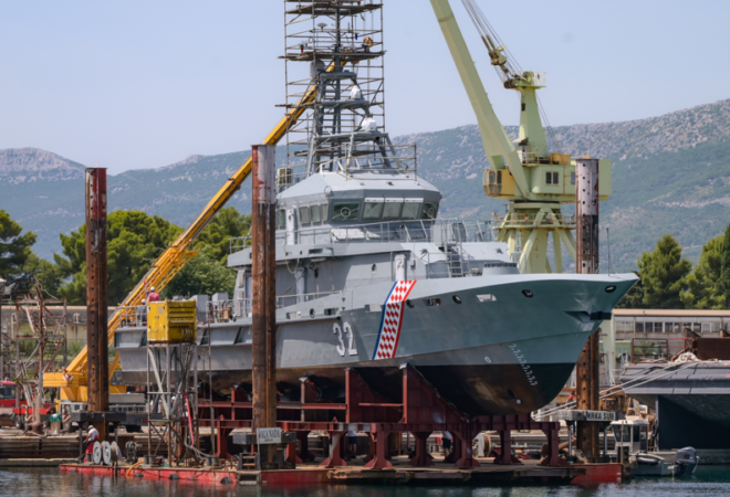 U Splitu porinut prvi brod za ophodnju: Naoružan je ‘do zuba’, pogledajte čime se može pohvaliti