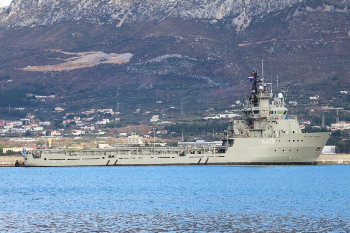 NATO-ovi brodovi u Splitu: Grčki HS HERACLES i talijanski lovac mina ITS CHIOGGIA
