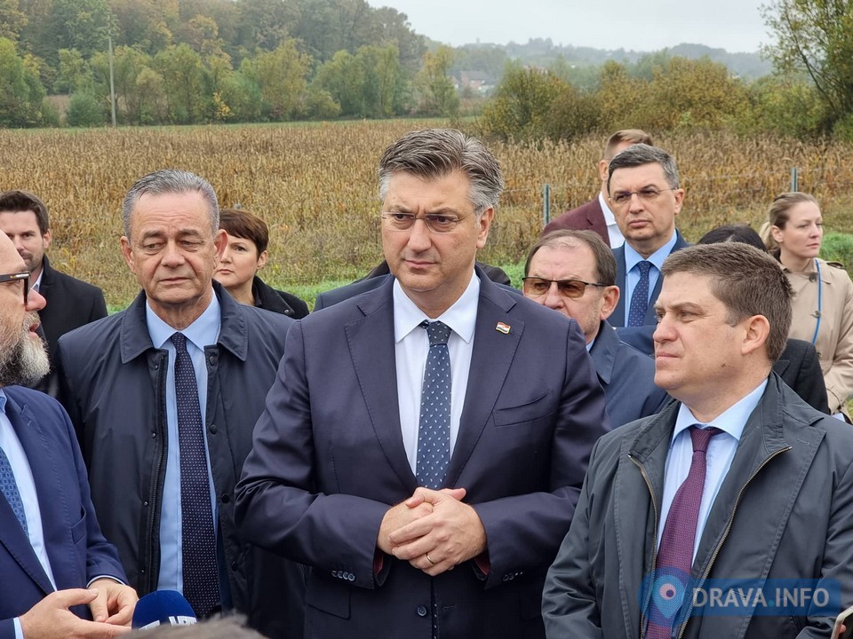 Plenković stigao na lokaciju početka radova brze ceste do Koprivnice, sutra počinje dugoočekivana izgradnja