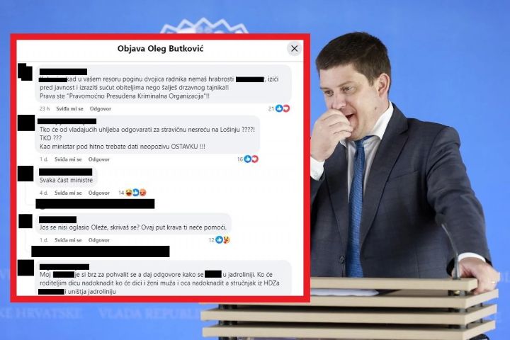 Bijesni građani nahrupili na ‘Fejs‘ profil Olega Butkovića, pišu mu uvrede, psuju, traže ostavke zbog poginulih
