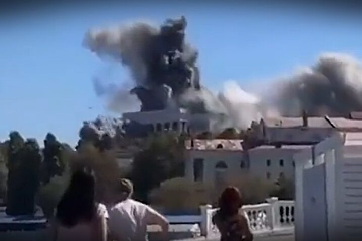 Euforija u Kijevu: ‘Ubili smo visoke zapovjednike ruske mornarice na Krimu’. Snimljen trenutak udara