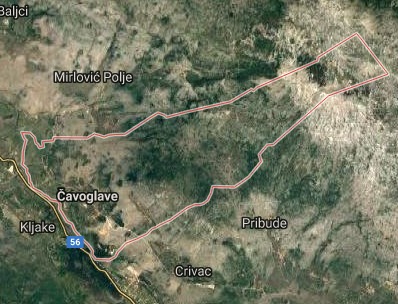 Buknuo požar kod Čavoglava