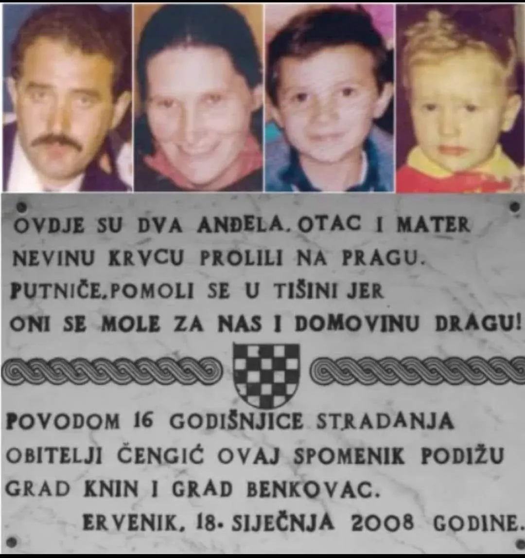 Zašto zvjersko stravično ubojstvo obitelji Čengić  ne zanima medije, ne zanima nevladine udruge, ne zanima Milorada Pupovca...