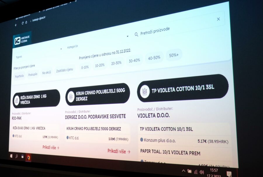 Ministarstvo objavilo brojeve: Koliko građani koriste stranicu “Kretanje cijena”