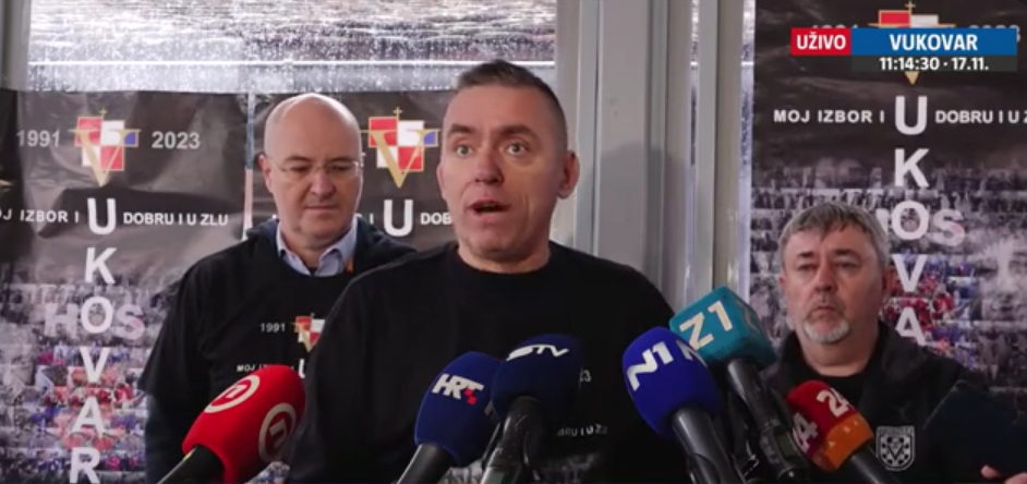 VIDEO Domovinski pokret SDSS-u: 'Niste ni prijašnjih godina dolazili u Kolonu sjećanja'
