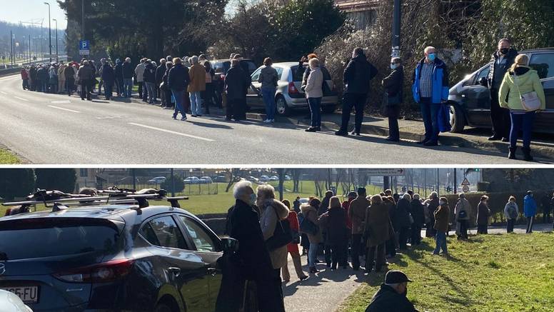 Redovi za cijepljenje u Zagrebu: 'Samo više da se cijepim, pa da napokon mogu mirna na plac'