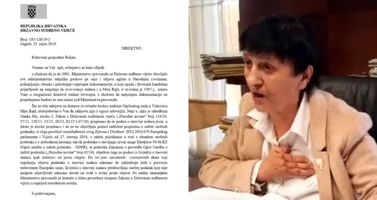 ISTRAŽUJEMO Tko je vukovarska sutkinja koja smatra da se 'za poginulim sinovima treba žaliti u tišini', a koja skriva sve podatke o sebi