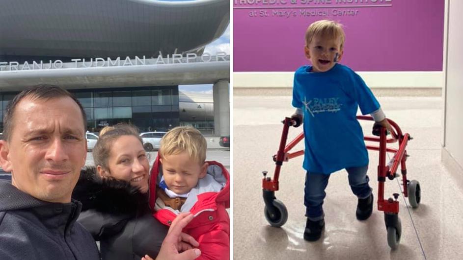 Mali Šimun sletio u Zagreb: 'U izolaciji smo sljedeća 2 tjedna'