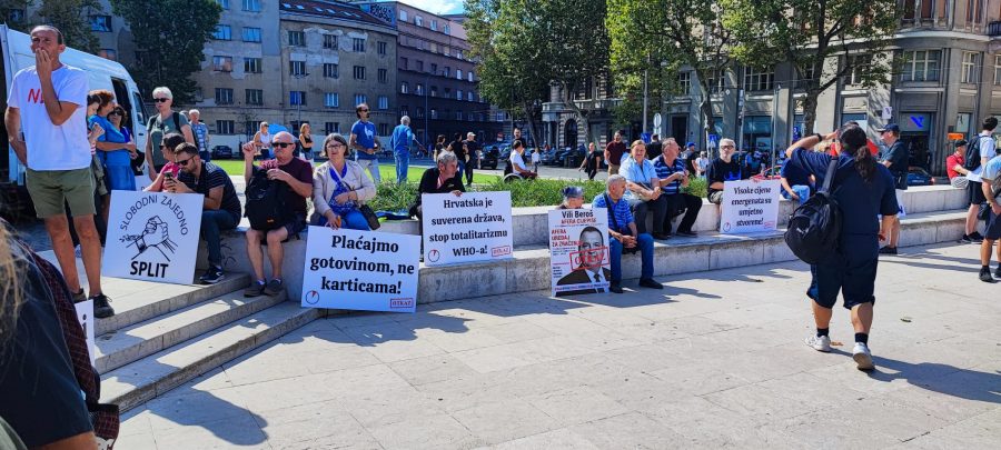 Prosvjednici traže ostavku Vlade: “Došli smo na prosvjed protiv Plenkovića!”