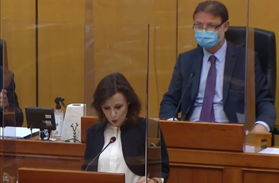 SVAĐA U SABORU Jandroković prekinuo sjednicu i poručio Orešković: Vi ste poslali dopis da ste u samoizolaciji, kako ste onda u Sabornici?