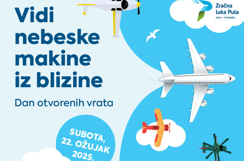 Spektakl u Puli: Hrvatsko ratno zrakoplovstvo na Danu otvorenih vrata Zračne luke Pula