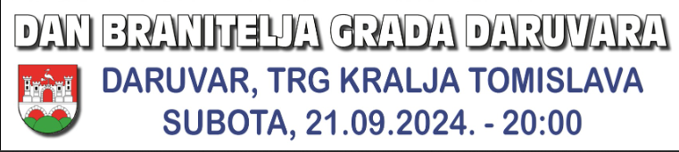 DANI BRANITELJA GRADA DARUVARA