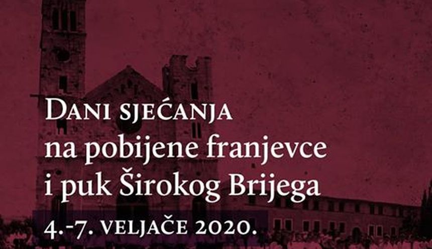 Dani sjećanja na pobijene franjevce i puk Širokog Brijega