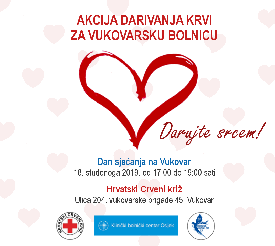 Akcija darivanja krvi za Vukovarsku bolnicu
