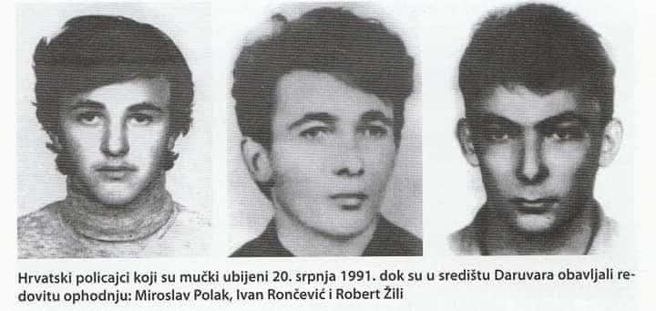 Dogodilo se na današnji dan - 20. srpnja 1991. – Ubojstvo trojice policajaca u Daruvaru