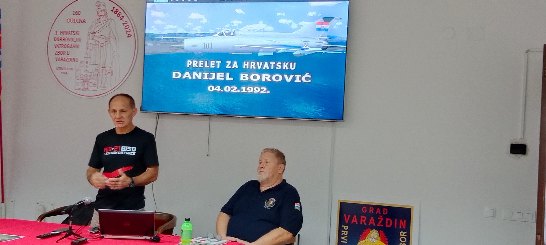 U Varaždinu promovirana knjiga „Prelet za Hrvatsku“ – svjedočanstvo o legendarnom činu Danijela Borovića