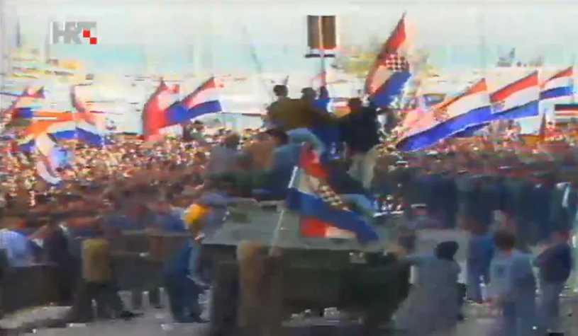 Na današnji dan 1991. – Demonstracije u Splitu jasno su pokazale raspoloženje hrvatskoga naroda u Dalmaciji