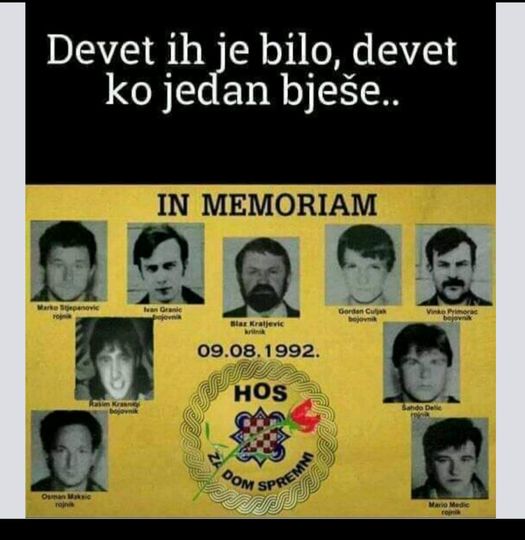 DOMOLJUBNA POEZIJA: Devet ih je bilo, devet ko jedan  bješe..