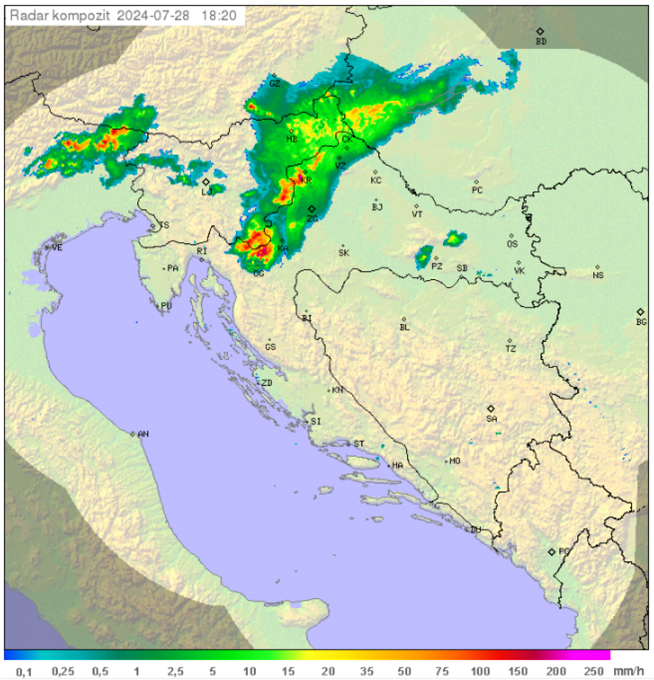STIŽE NEVRIJEME Oblaci koji stižu sa zapada ne izgledaju dobro, evo tko je sve ugrožen