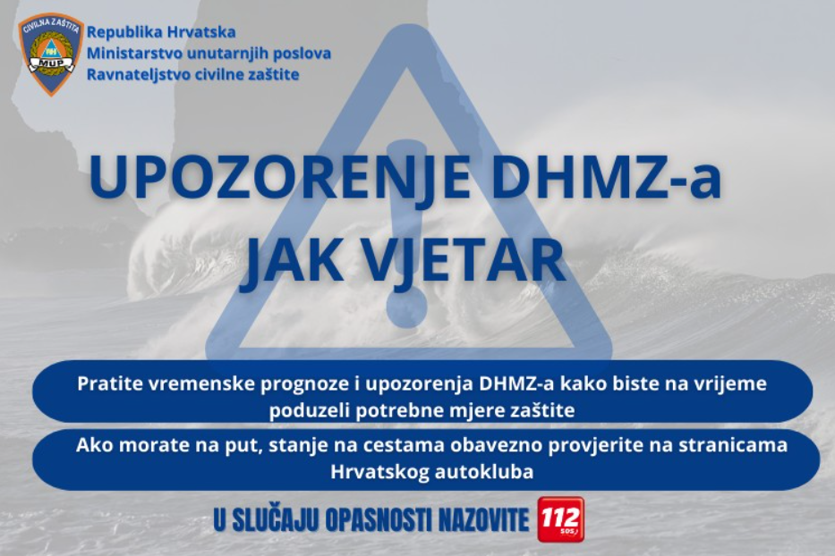 Hrvatsku će brzo pogoditi neugodna vremenska pojava: Civilna zaštita izdala upozorenje