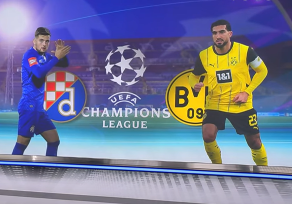 Gledatelji napokon došli na svoje: Evo koja dva programa prenose Dinamo protiv Borussije