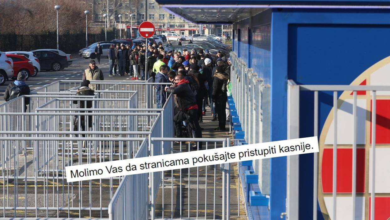 Navijači vjeruju u čudo: Redovi na Maksimiru, pucaju serveri