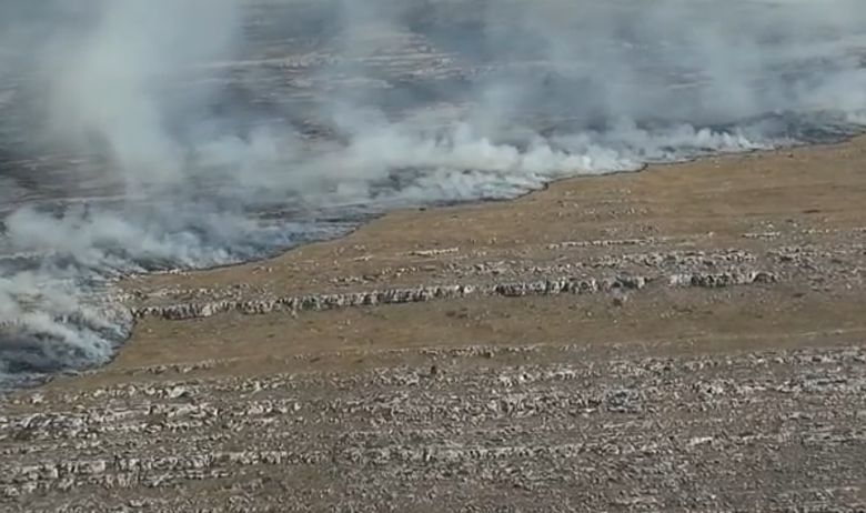 Na Dinari izgorjelo oko 2000 hektara niskog trave i raslinja