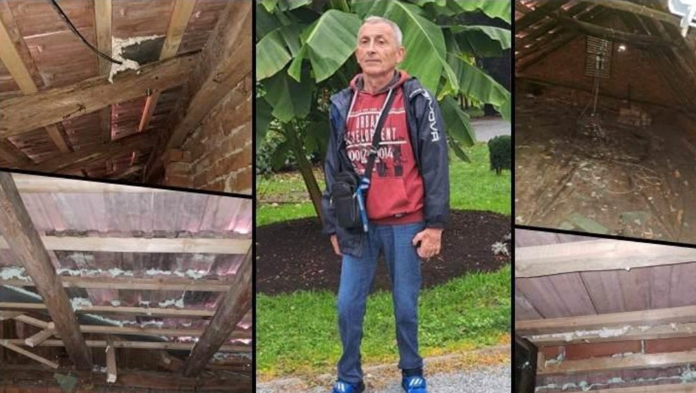 Teški invalid iz Daruvara traži pomoć: "Krov mi prokišnjava, a nemam novac za majstora"