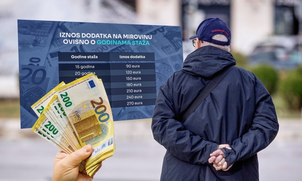 Kako se zapravo računa trajni dodatak na mirovinu? Jedna skupina znatno će profitirati