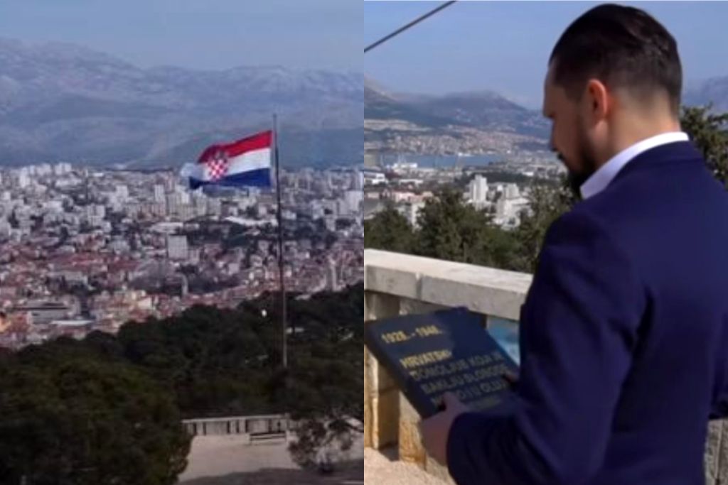 Domovinski pokret na Marjanu postavio spomen-ploču hrvatskom mučeniku i žrtvi jugokomunizma Frani Tenti