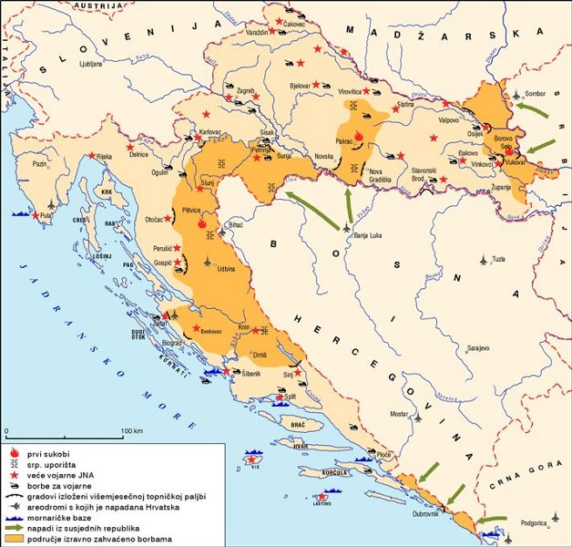Domovinski rat, agresija na Hrvatsku