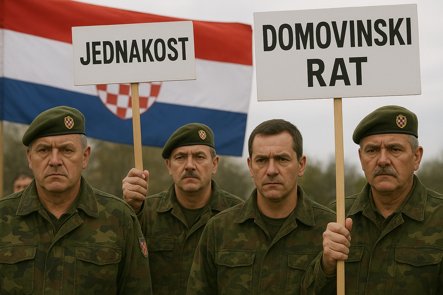 MOJI PRIJATELJI I JA NISMO SE BORILI I GINULI ZA OVAKVU HRVATSKU!