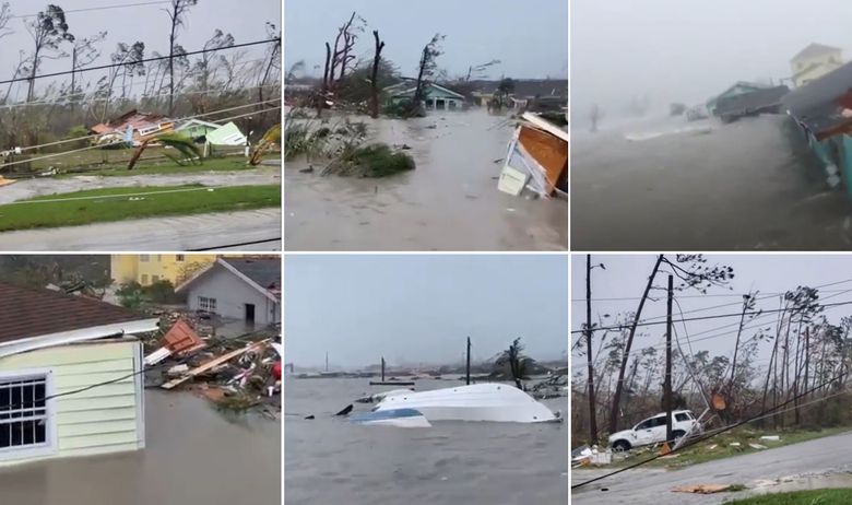 ČUDOVIŠNI URAGAN POHARAO BAHAME, POGLEDAJTE PRVE SNIMKE TOTALNOG UNIŠTENJA Vjetrovi do 320 km/h pomeli sve pred sobom: 'Situacija je opasna po život'