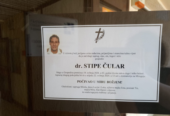 Preminuo ugledni zagrebački pedijatar Stipe Čular, pacijenti shrvani: ‘Rat ga je uvelike promijenio’