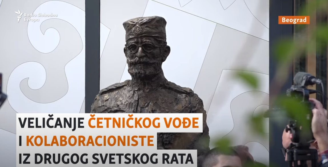 Sramota. Vođa četničkog pokreta  dobio spomenik u Beogradu, a Pupovac šuti!