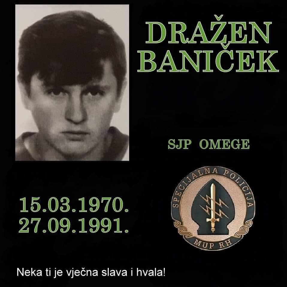 Dražen Baniček (15. ožujka 1970. - 27. rujna 1991.)