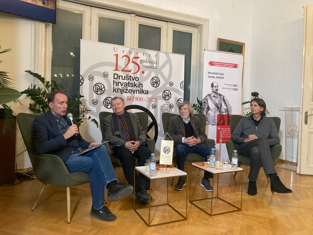 ZAJEDNICA PROTJERANIH HRVATA IZ SRIJEMA, BAČKE i BANATA OBILJEŽILA JE 222. OBLJETNICA ROĐENJA BANA JELAČIĆA PRIGODNOM TRIBINOM U DRUŠTVU HRVATSKIH KNJIŽEVNIKA U ZAGREBU