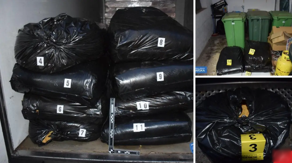 Ulovili ih dok su u Puli vadili vreće pune duhana iz hladnjače: Imali su više od 240 kilograma