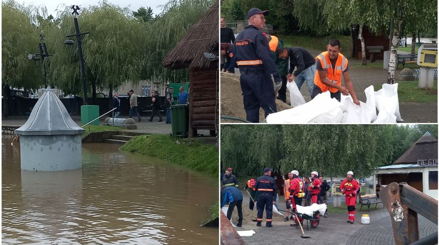Nagli porast vodostaja rijeke Mure u Murskom Središću izazvao poplave i ugrozio domove