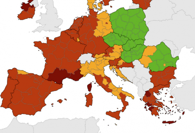 PROMIJENILI SMO BOJU: Objavljena nova koronakarta, dijelovi Hrvatske u crvenom!