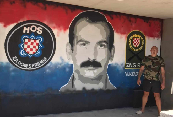 ZAHVALA OCU Sve za ubijenog oca: Sin oslikao mural vukovarskog heroja na svojoj zagrebačkoj kući