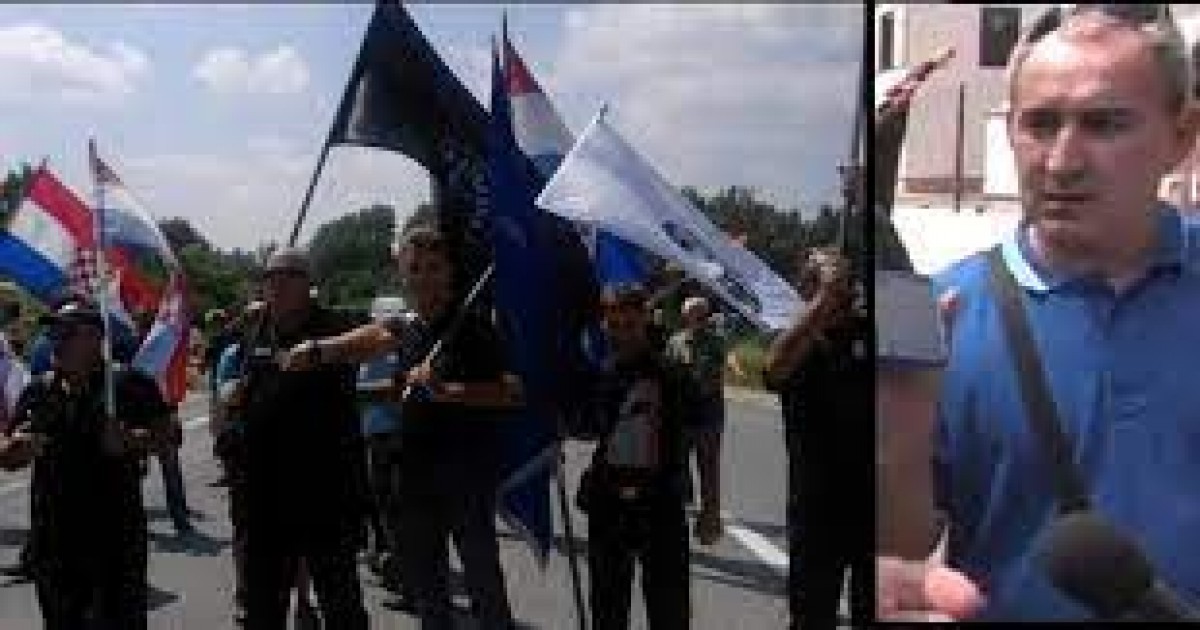 "NISMO PROSVJEDNICI, VEĆ SMO DOŠLI ODATI POČAST POUBIJANIMA HRVATIMA!"